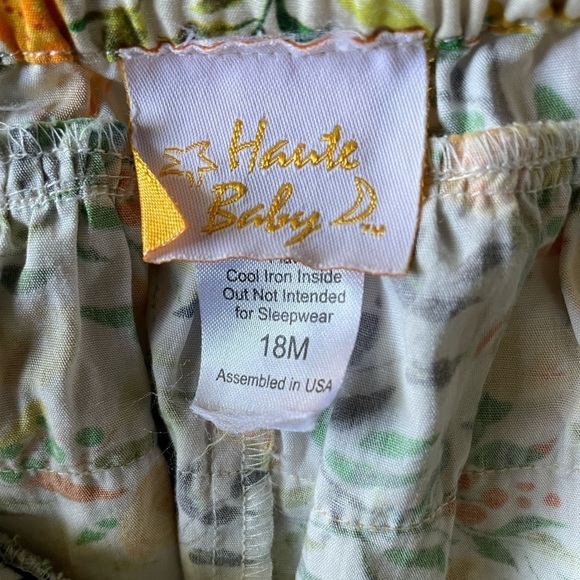 Haute Baby Merigold Garden Ruffle Bubble Romper 18M - Picture 7 of 9